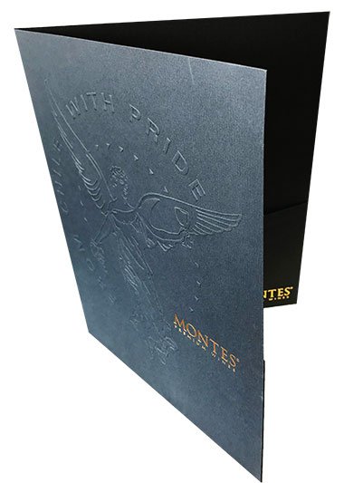 Presentation Folder with embossing & foil stamp